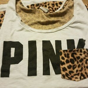 PINK muscle tank.